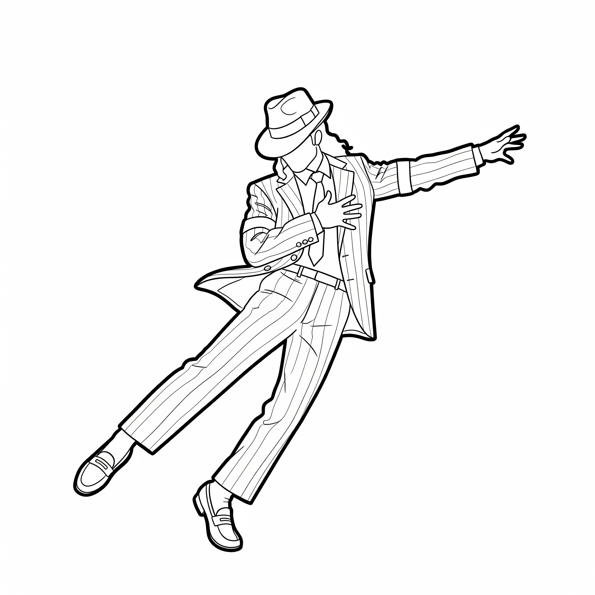 Michael Jackson 7 felices páginas para colorear Michael Jackson