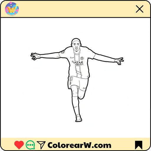 Ousmane Dembélé para colorear thumbnail