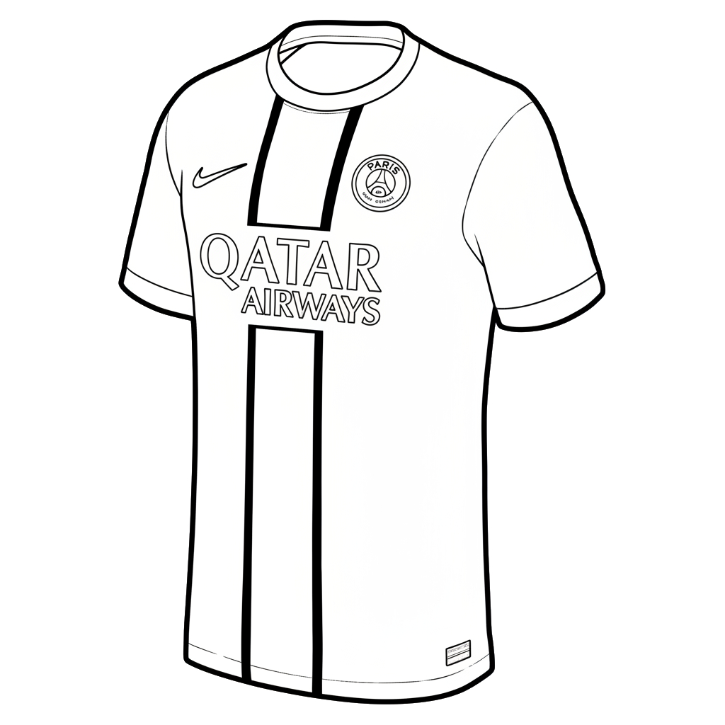 PSG 11 páginas para colorear gratis PSG pdf