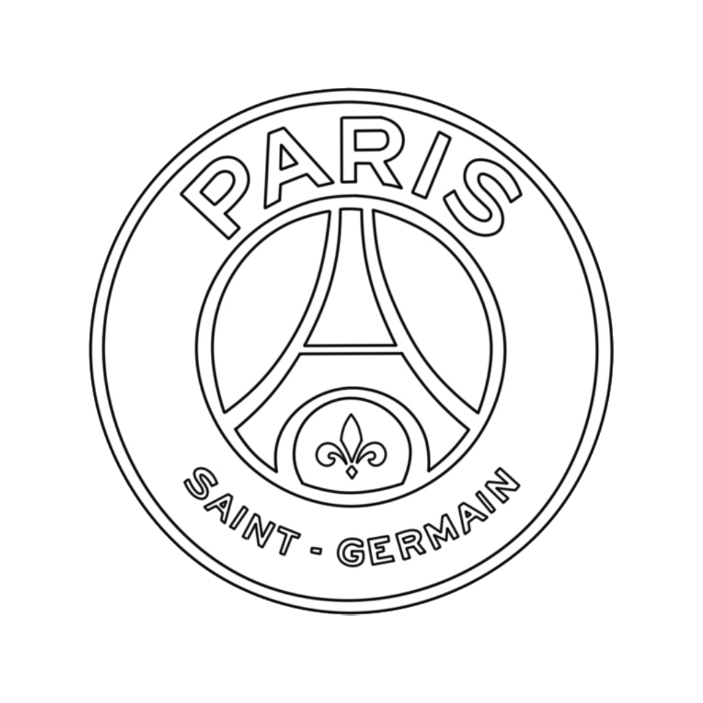 PSG 2 PSG páginas para colorear de adornos