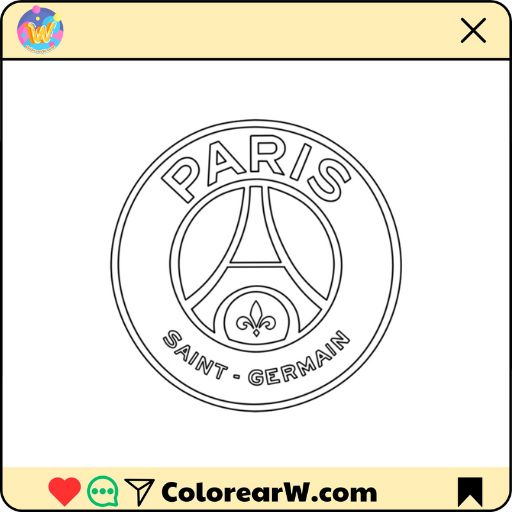 PSG para colorear thumbnail