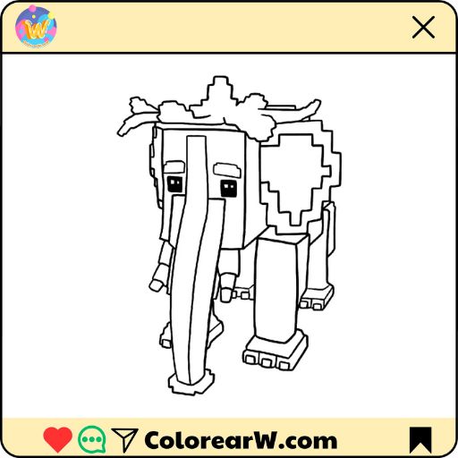 Strawberry Elephant para colorear thumbnail