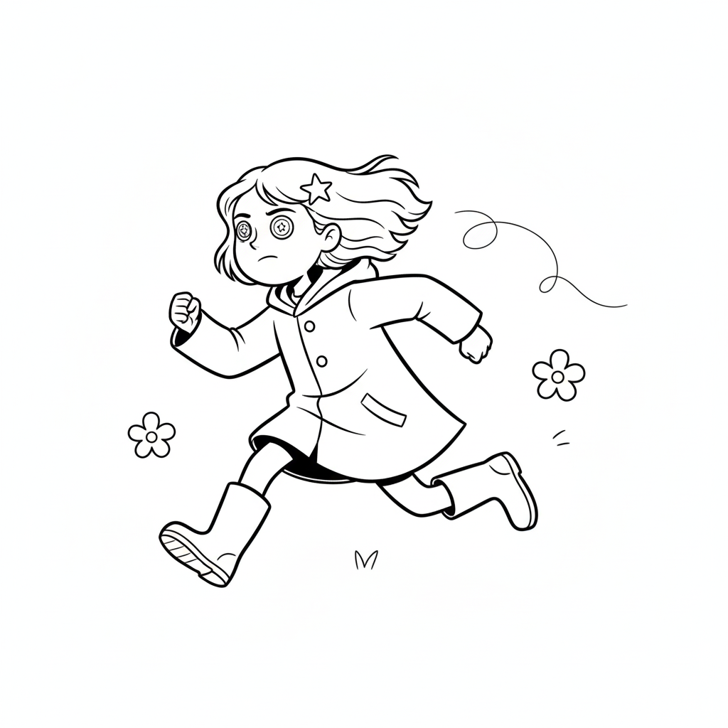 Coraline 15 páginas para colorear de árboles Coraline gratis