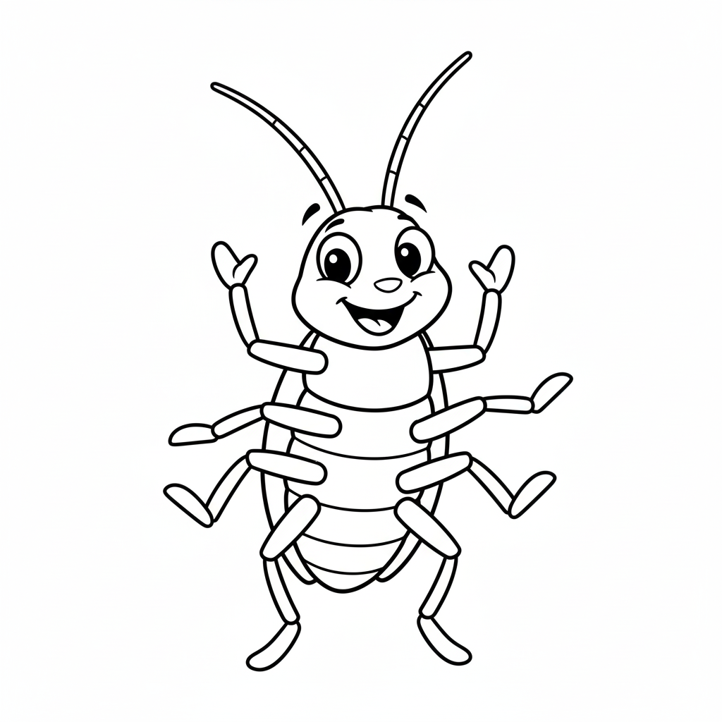 Cucaracha 6 Cucaracha páginas para colorear para imprimir
