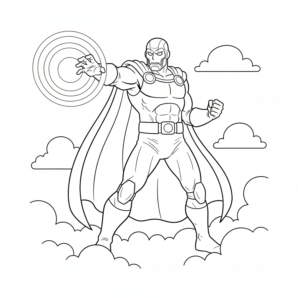 Doctor Doom 5 Doctor Doom para colorear