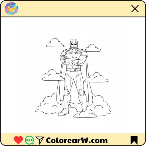 Doctor Doom para colorear thumbnail