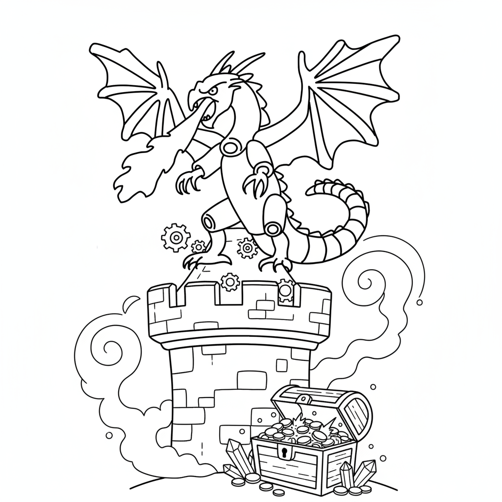 Dragon Cannelloni 14 Dragon Cannelloni páginas para colorear para imprimir gratis