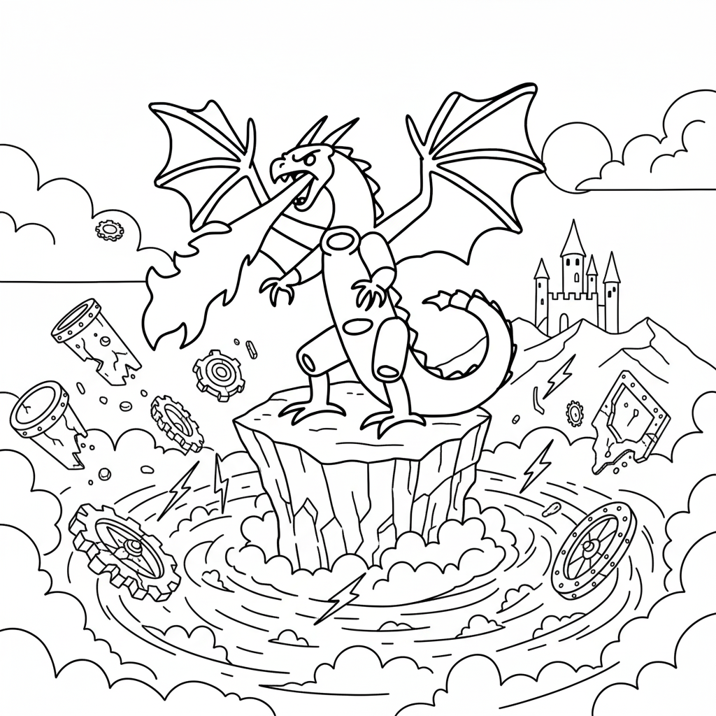 Dragon Cannelloni 19 Dragon Cannelloni dibujos para colorear grinch