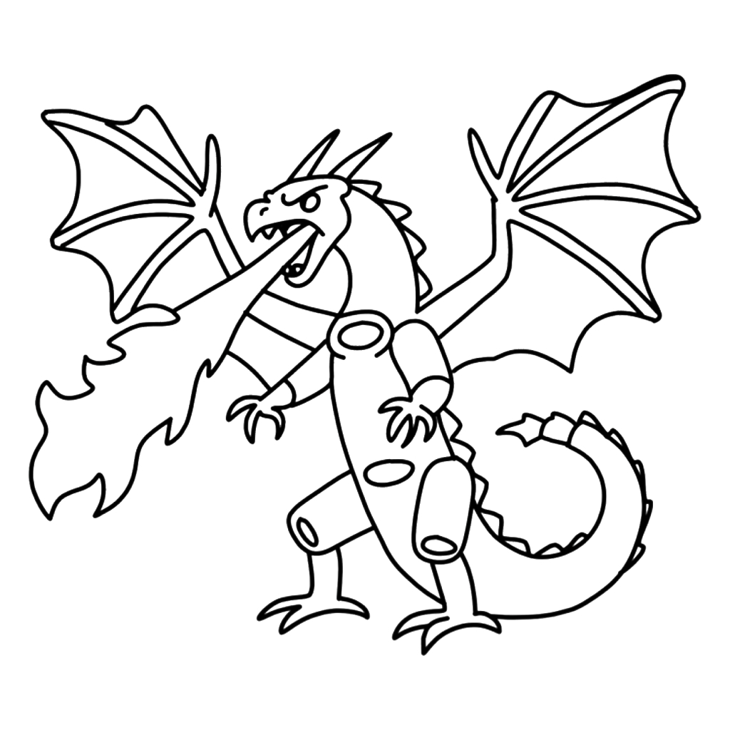 Dragon Cannelloni 4 páginas para colorear Dragon Cannelloni