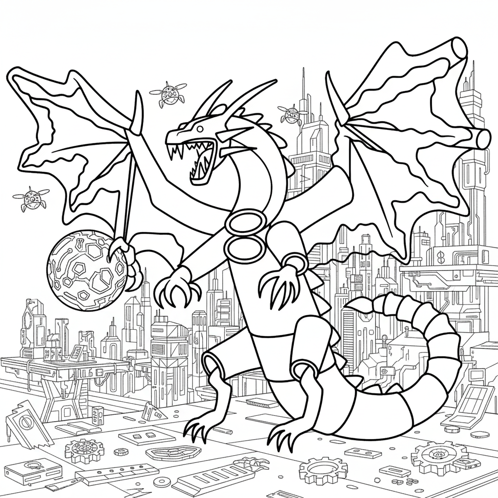 Dragon Cannelloni 21 dibujos para colorear Dragon Cannelloni
