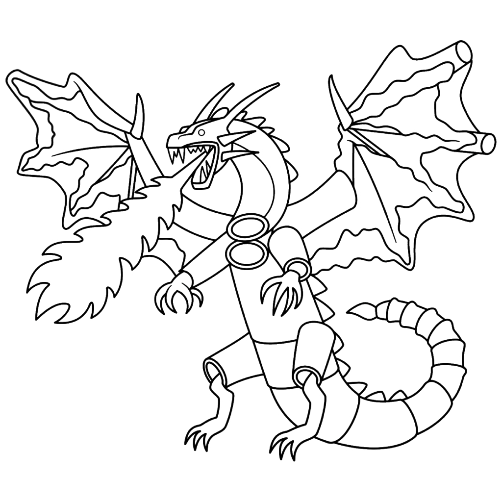 Dragon Cannelloni 2 páginas para colorear detalladas de Dragon Cannelloni para adultos