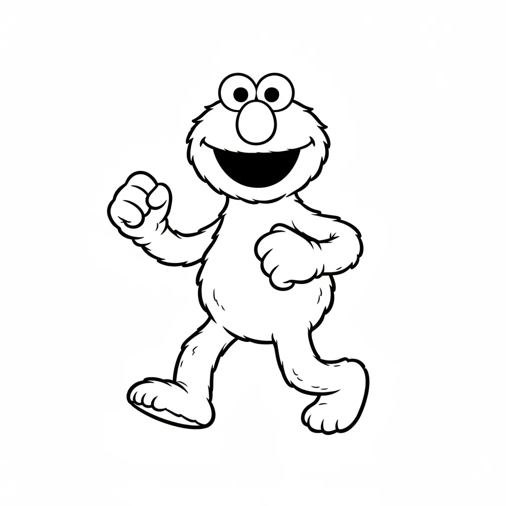 Elmo 7 Elmo páginas para colorear gratis