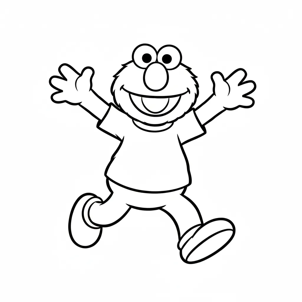 Elmo 9 Elmo dibujos para colorear grinch