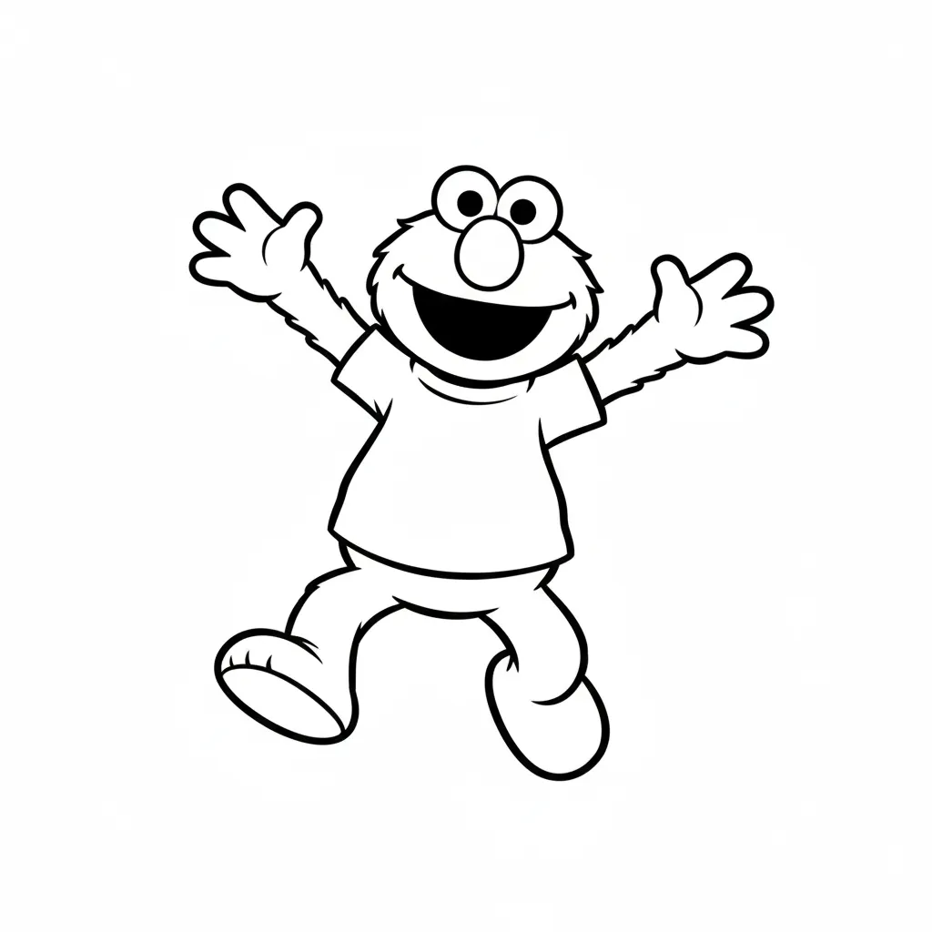 Elmo 10 páginas para colorear Elmo imprimibles gratis