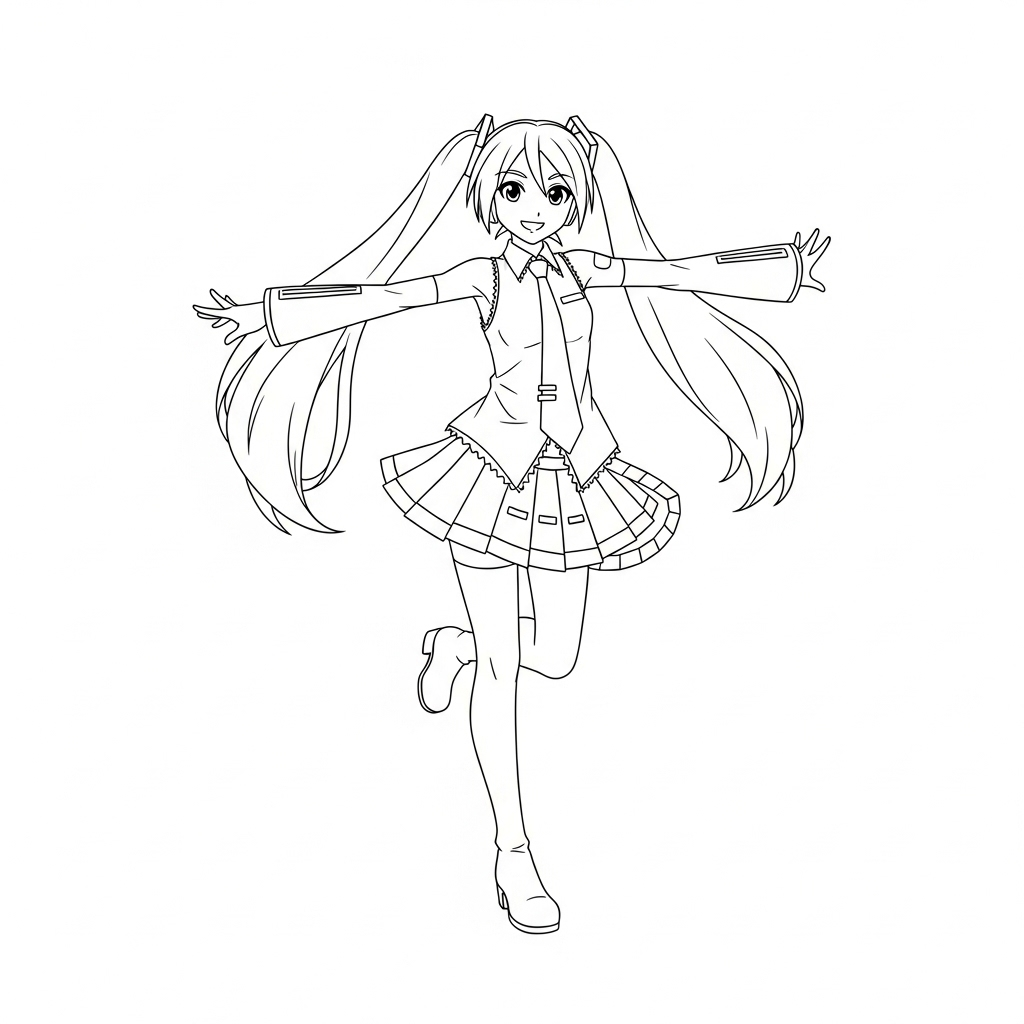 Hatsune Miku 15 dibujos para colorear grinch Hatsune Miku