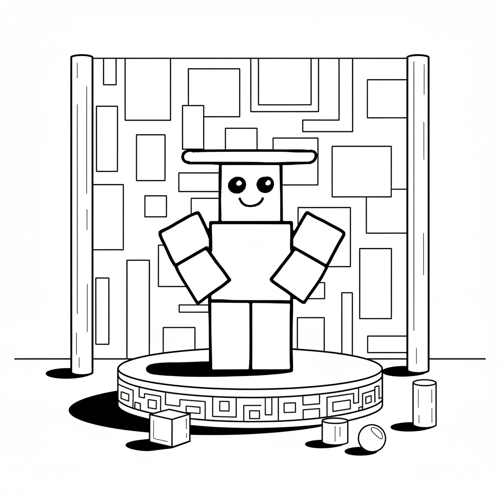 Noobini Pizzanini 10 páginas para colorear imprimibles Noobini Pizzanini 1