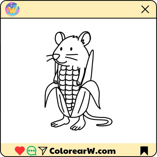 Pipi Corni para colorear thumbnail