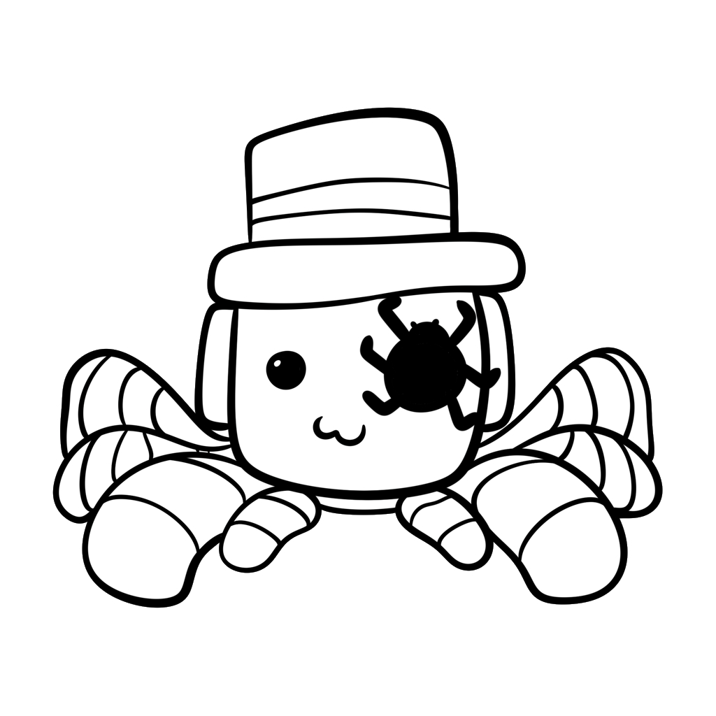 SpyderSammy 13 páginas para colorear para niños SpyderSammy 1