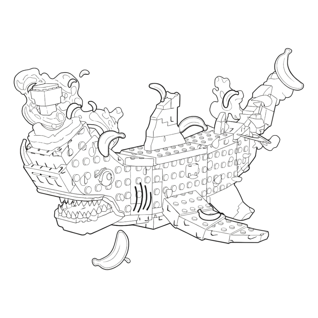 Squalanana 3 páginas para colorear Squalanana imprimibles gratis