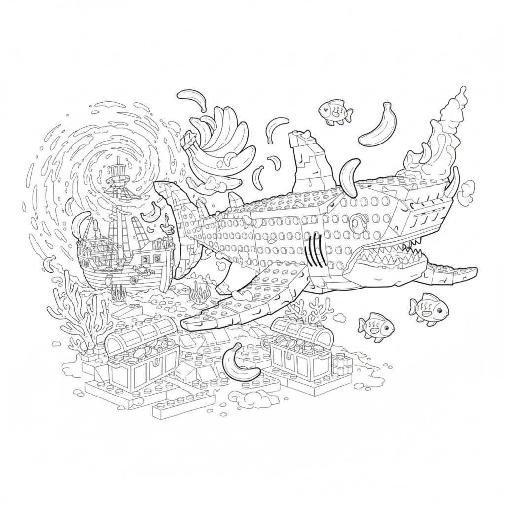 Squalanana 14 páginas para colorear Squalanana imprimibles gratis 1
