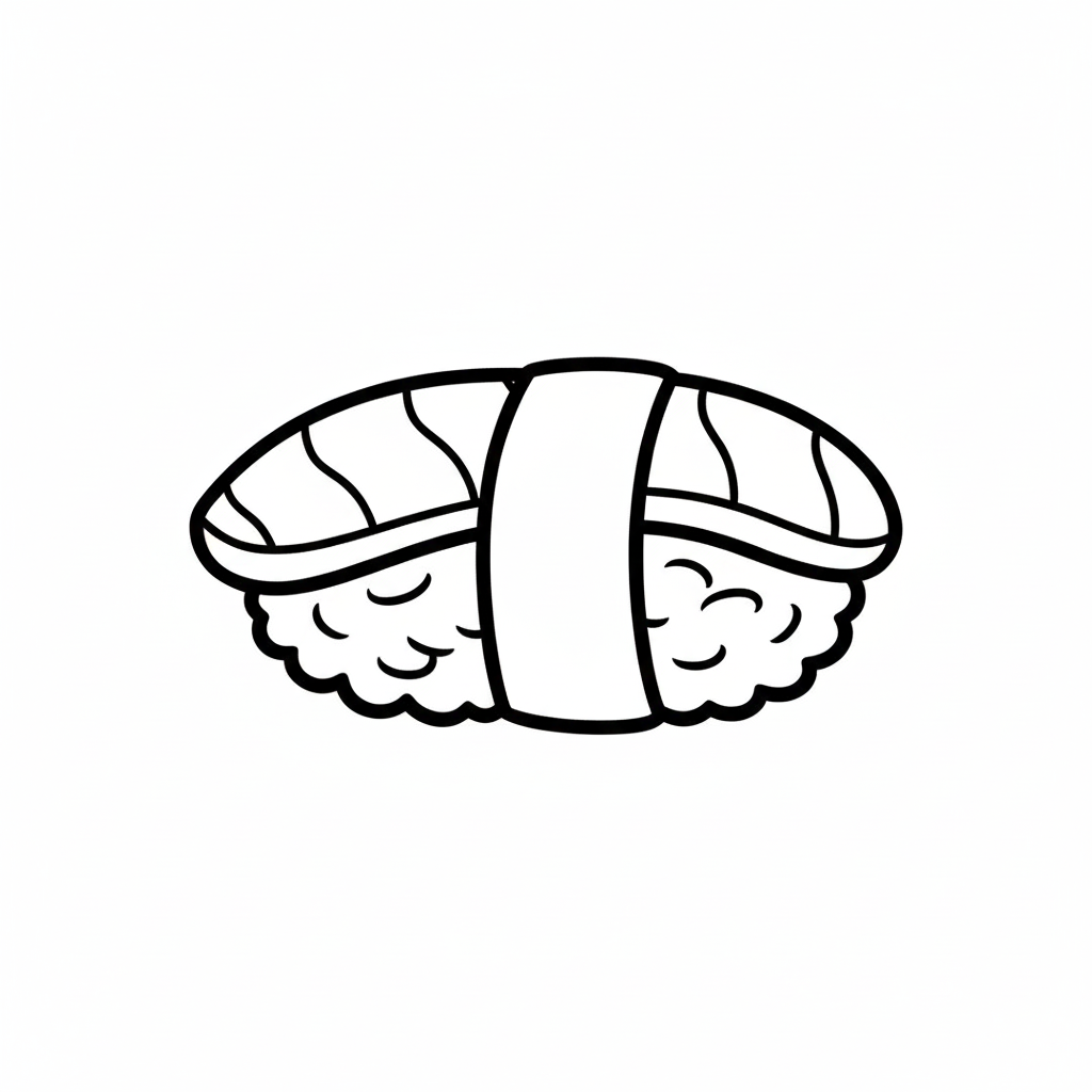 Sushi 13 Sushi dibujos para colorear grinch