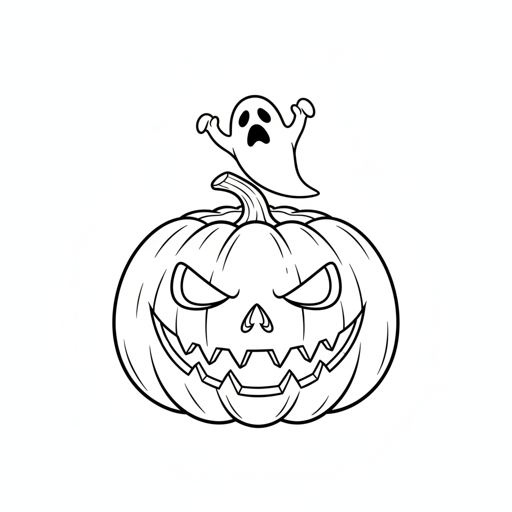 Tallado de calabazas de Halloween 3 páginas para colorear imprimibles Tallado de calabazas de Halloween para adultos