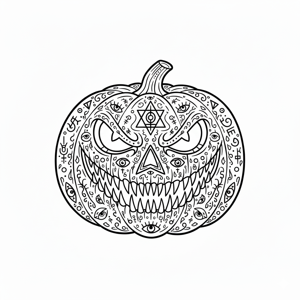 Tallado de calabazas de Halloween 12 páginas para colorear gratis Tallado de calabazas de Halloween pdf