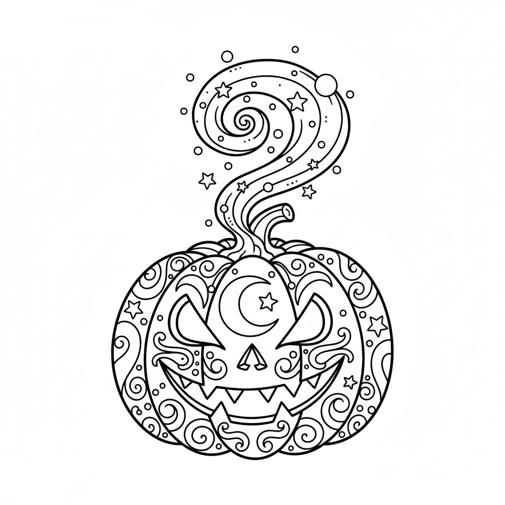 Tallado de calabazas de Halloween 6 Tallado de calabazas de Halloween páginas para colorear pdf