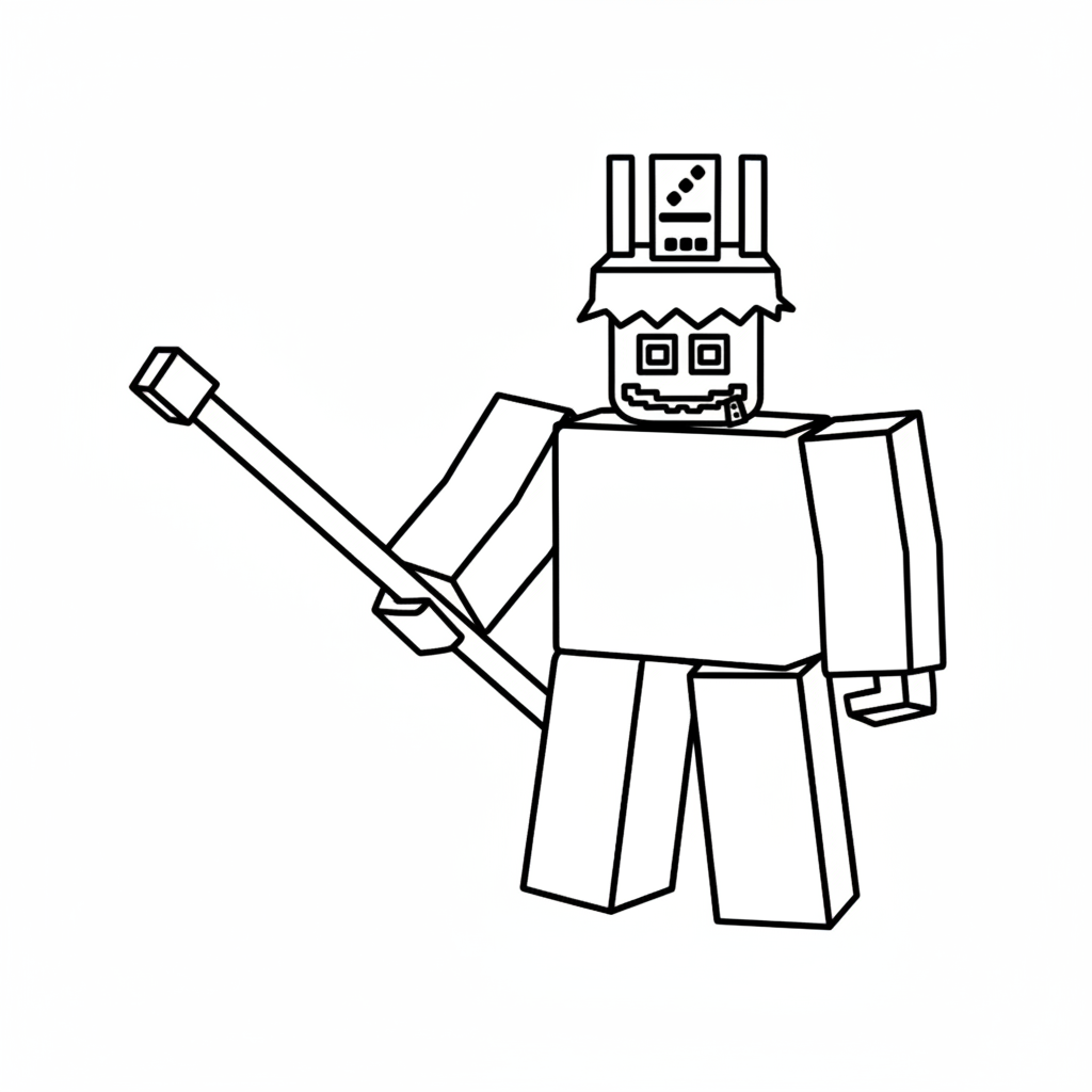 1x1x1x1 páginas para colorear para niños