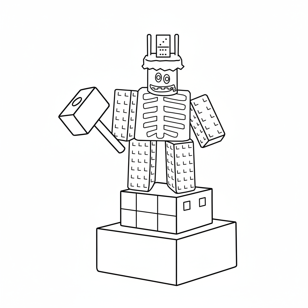 páginas para colorear para 1x1x1x1