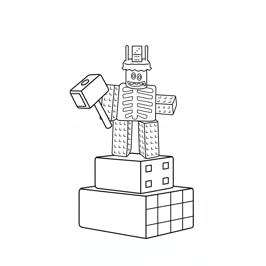 páginas para colorear gratis 1x1x1x1