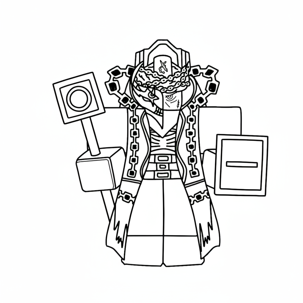 1x1x1x1 adornos para colorear