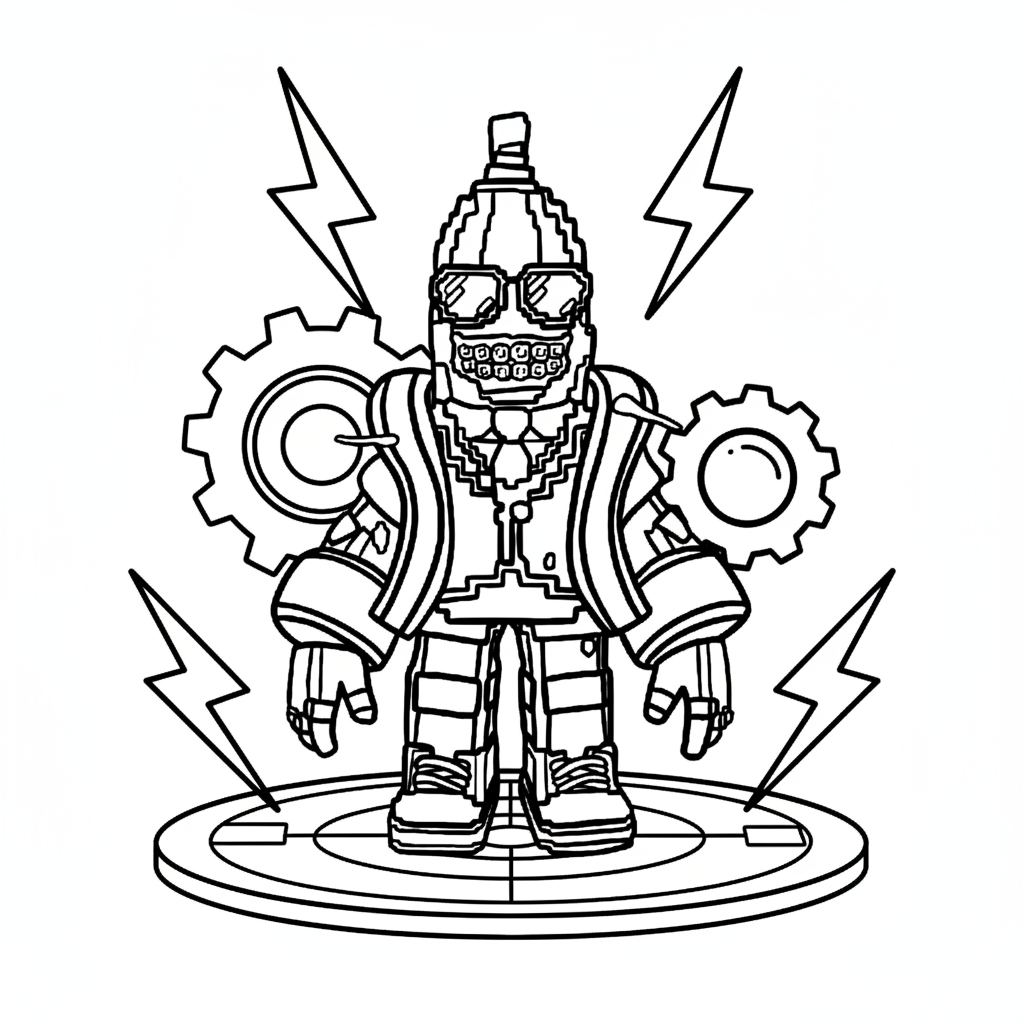 páginas para colorear para adultos Bananito Bandito