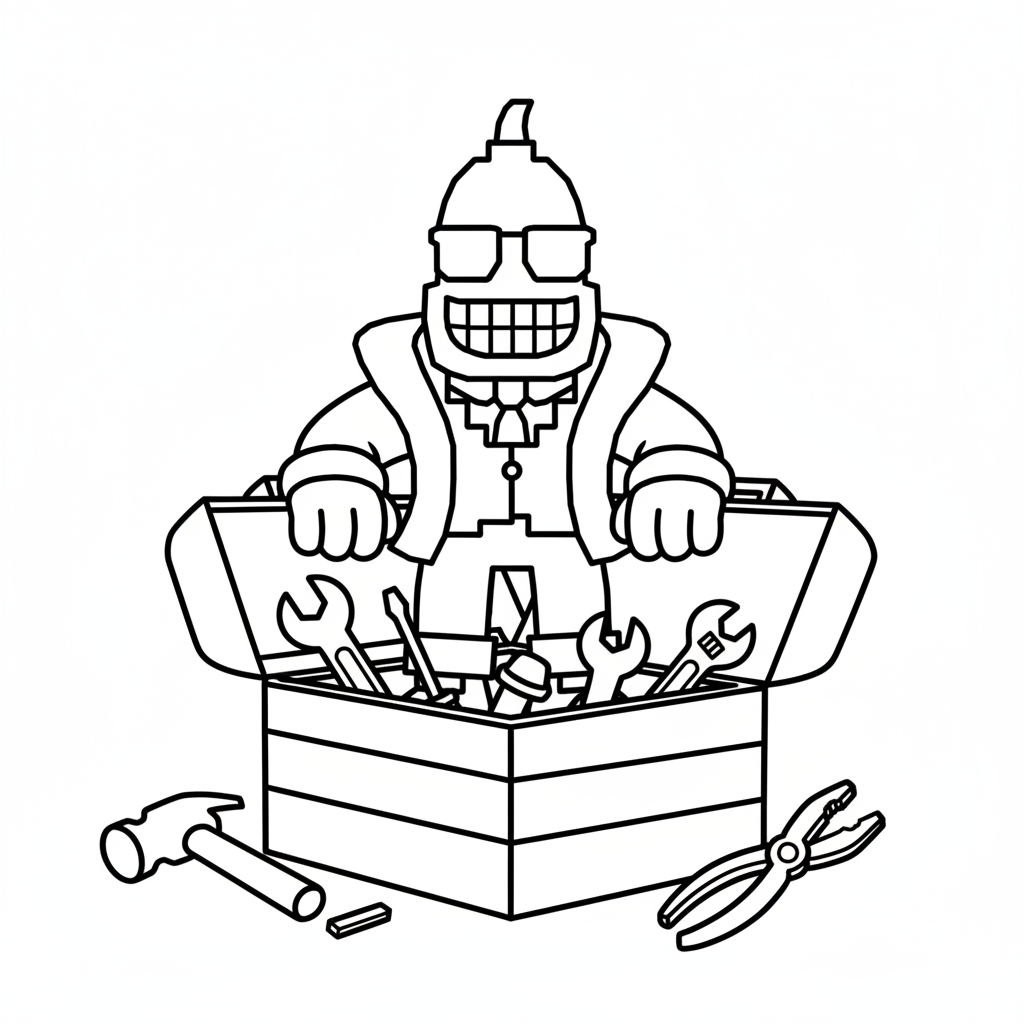 Bananito Bandito páginas para colorear imprimibles