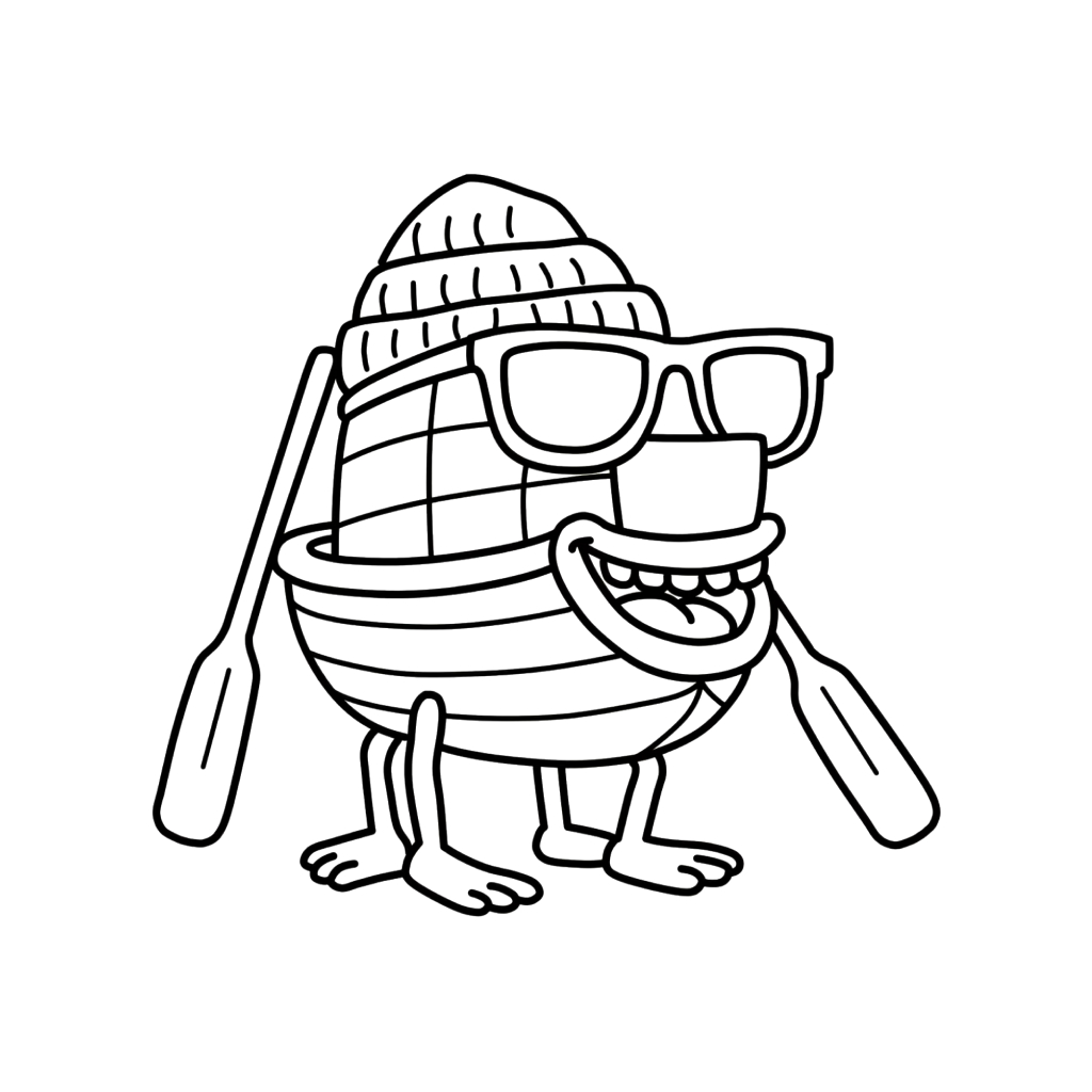 Boatito Auratito 3 páginas para colorear de árboles Boatito Auratito gratis