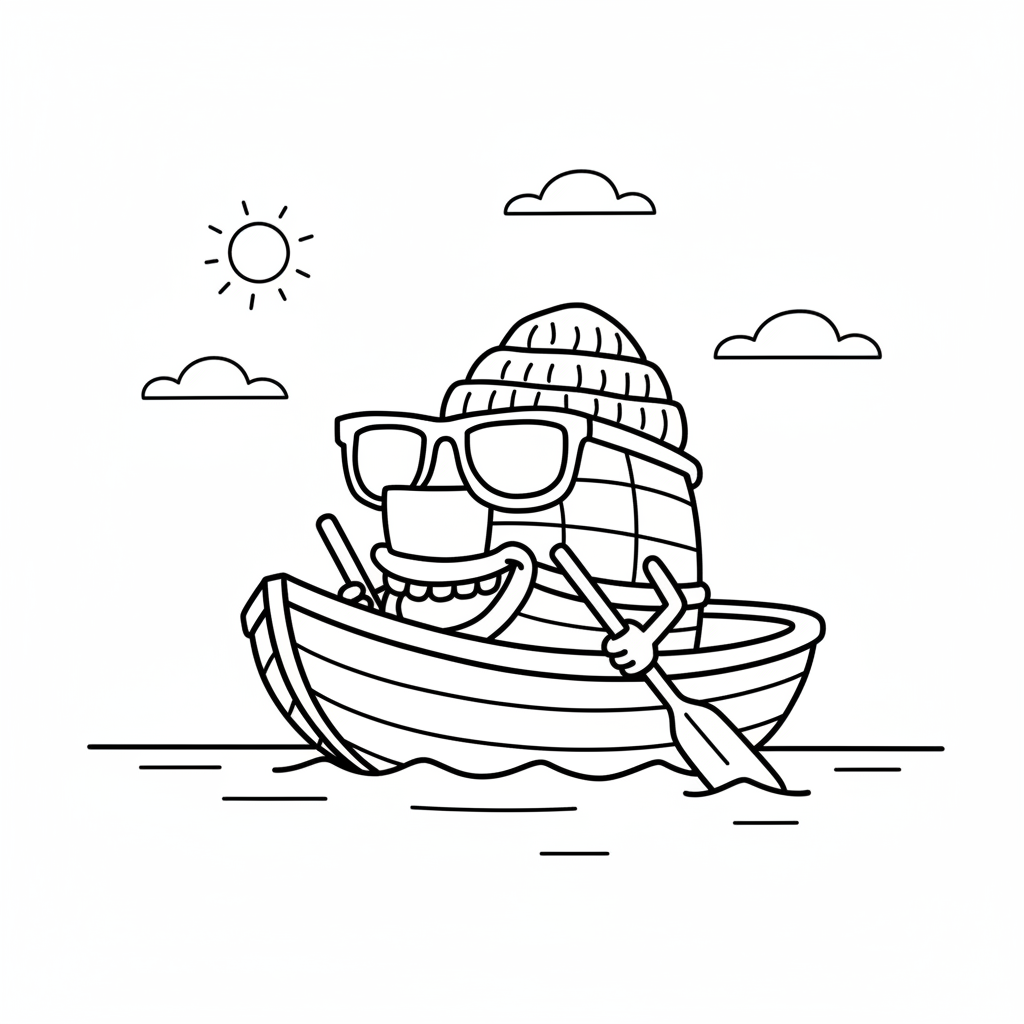 Boatito Auratito 10 páginas para colorear Boatito Auratito gratis