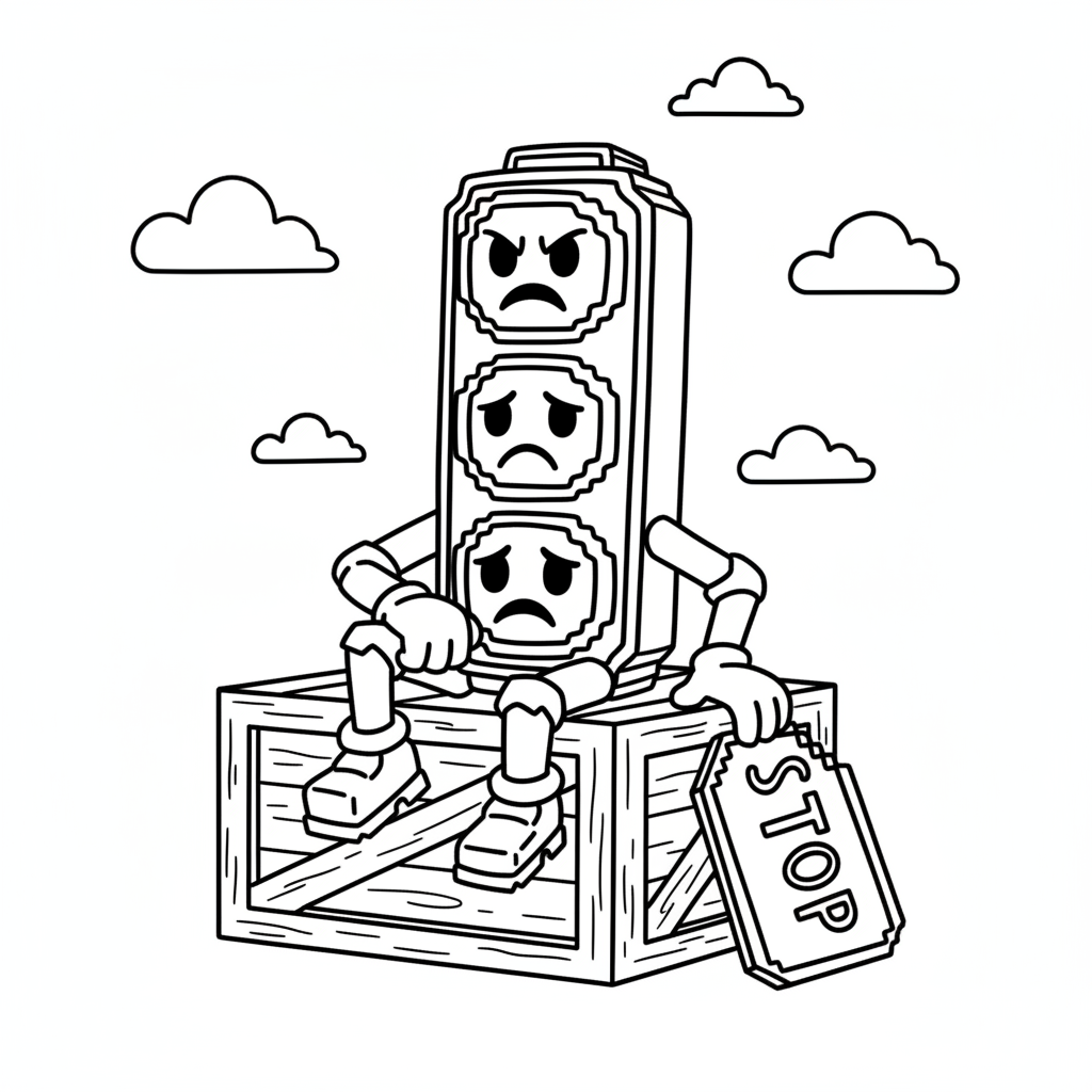 Brainrot Trader 13 Brainrot Trader dibujos para colorear