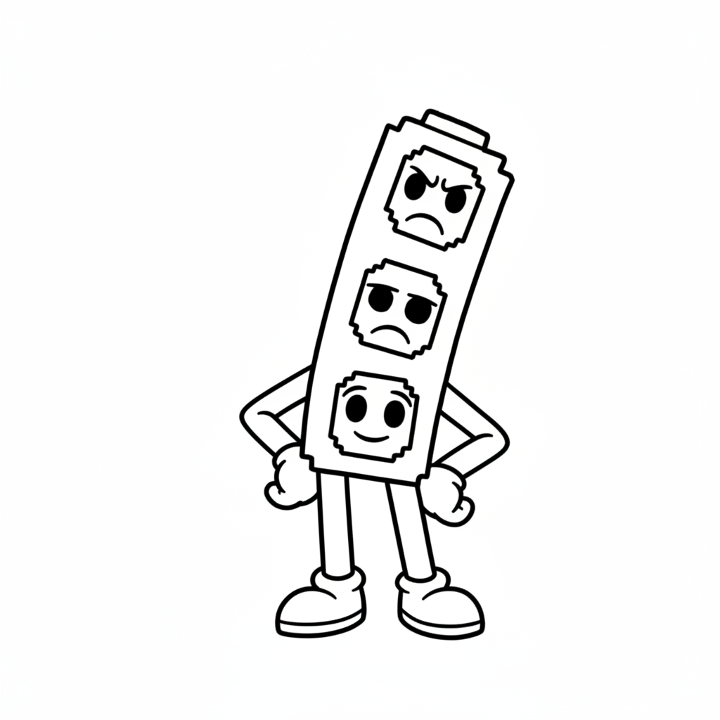 Brainrot Trader 16 páginas para colorear kawaii lindas Brainrot Trader