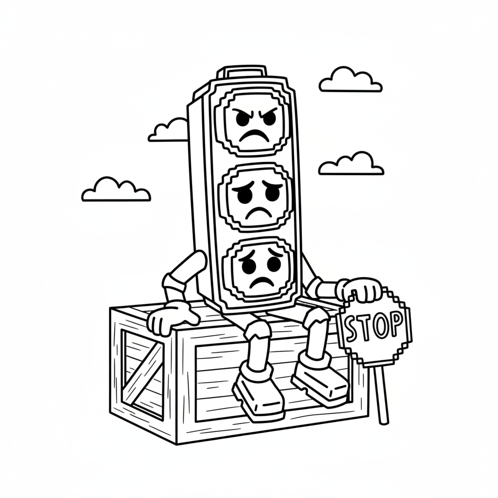 Brainrot Trader 10 Brainrot Trader adornos para colorear