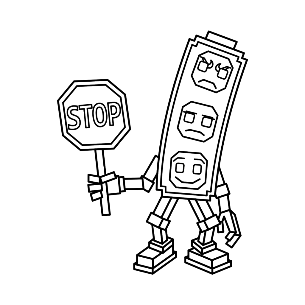 Brainrot Trader 17 Brainrot Trader para colorear