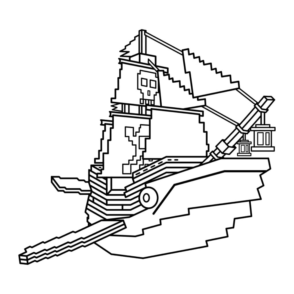 páginas para colorear gratis Capitano Moby para niños 1