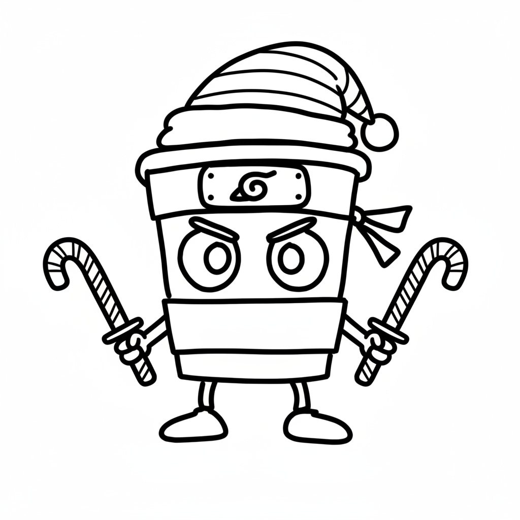 Capuchino Asesino adornos para colorear