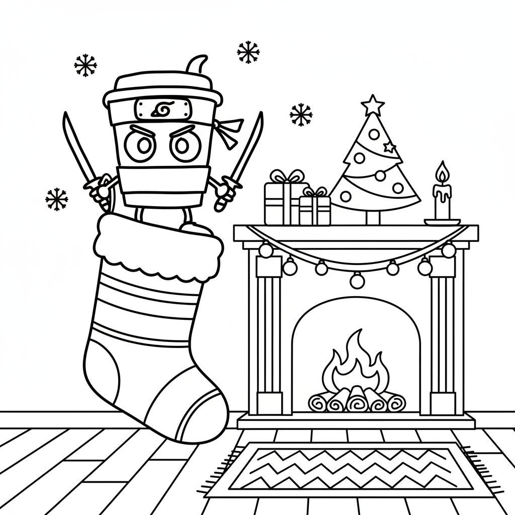 Capuchino Asesino páginas para colorear para niños