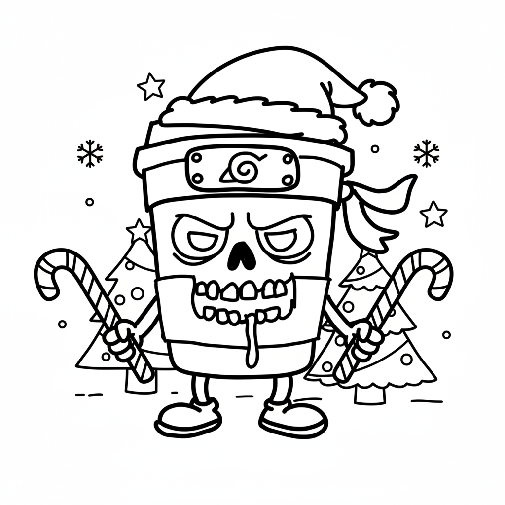 niños Capuchino Asesino páginas para colorear