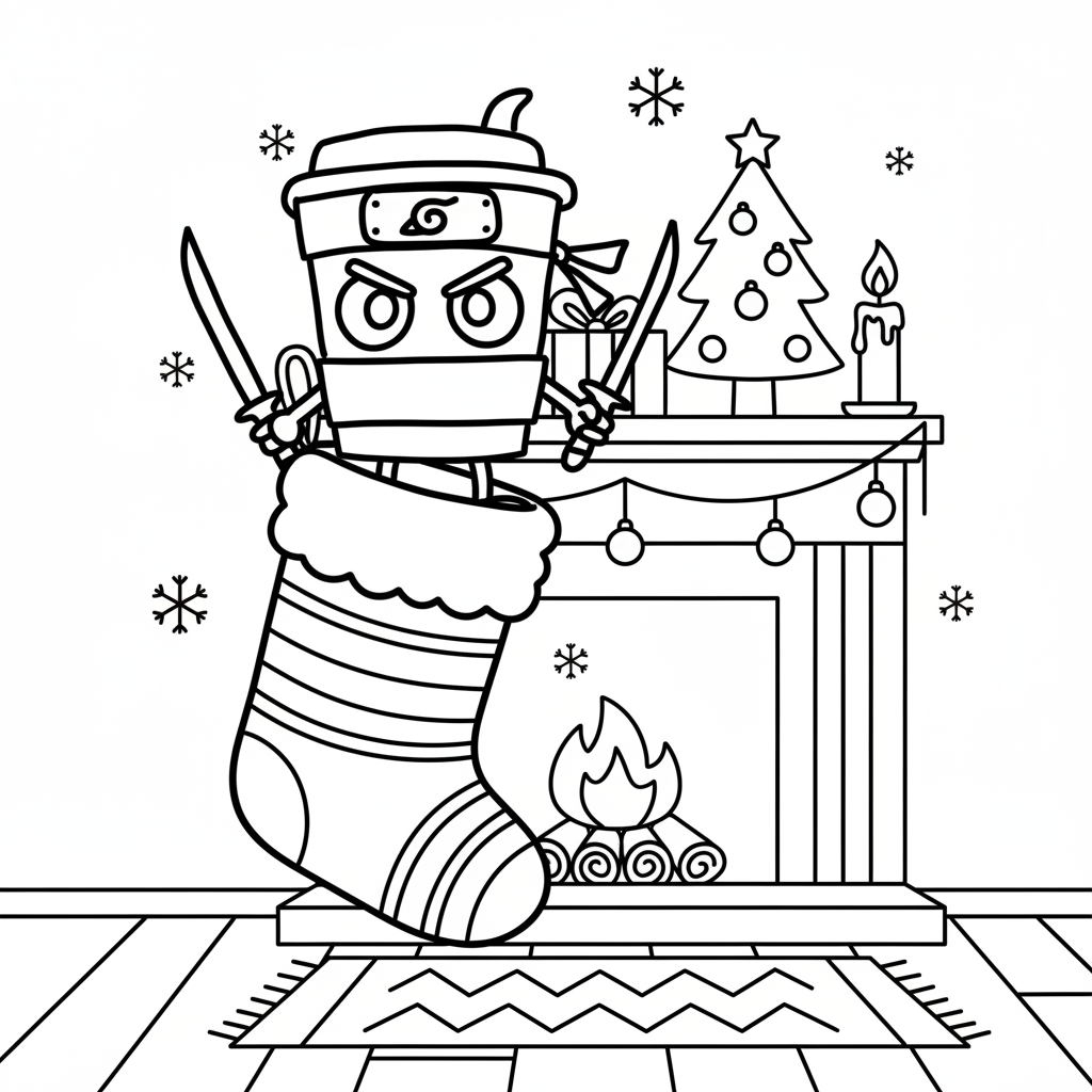 Capuchino Asesino dibujos para colorear