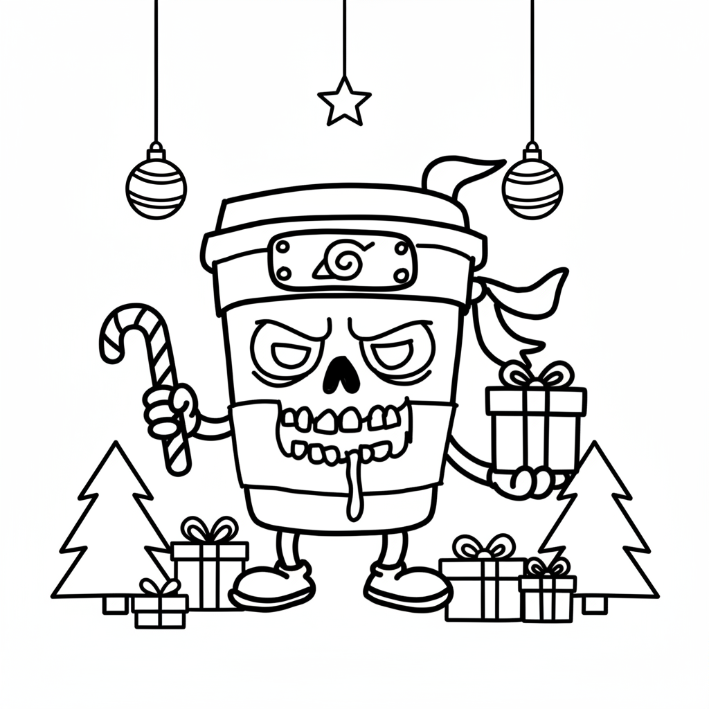 Capuchino Asesino páginas para colorear para adultos pdf