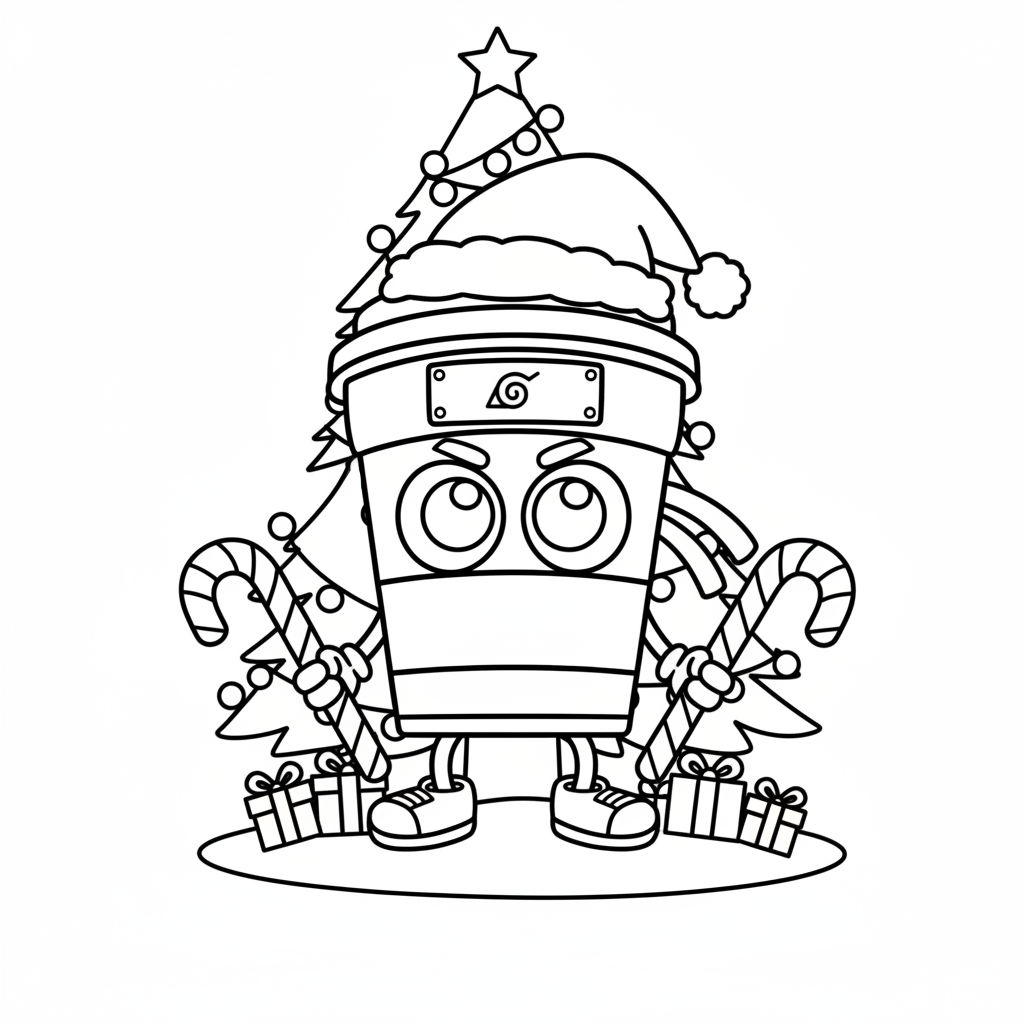 páginas para colorear gratis Capuchino Asesino 1