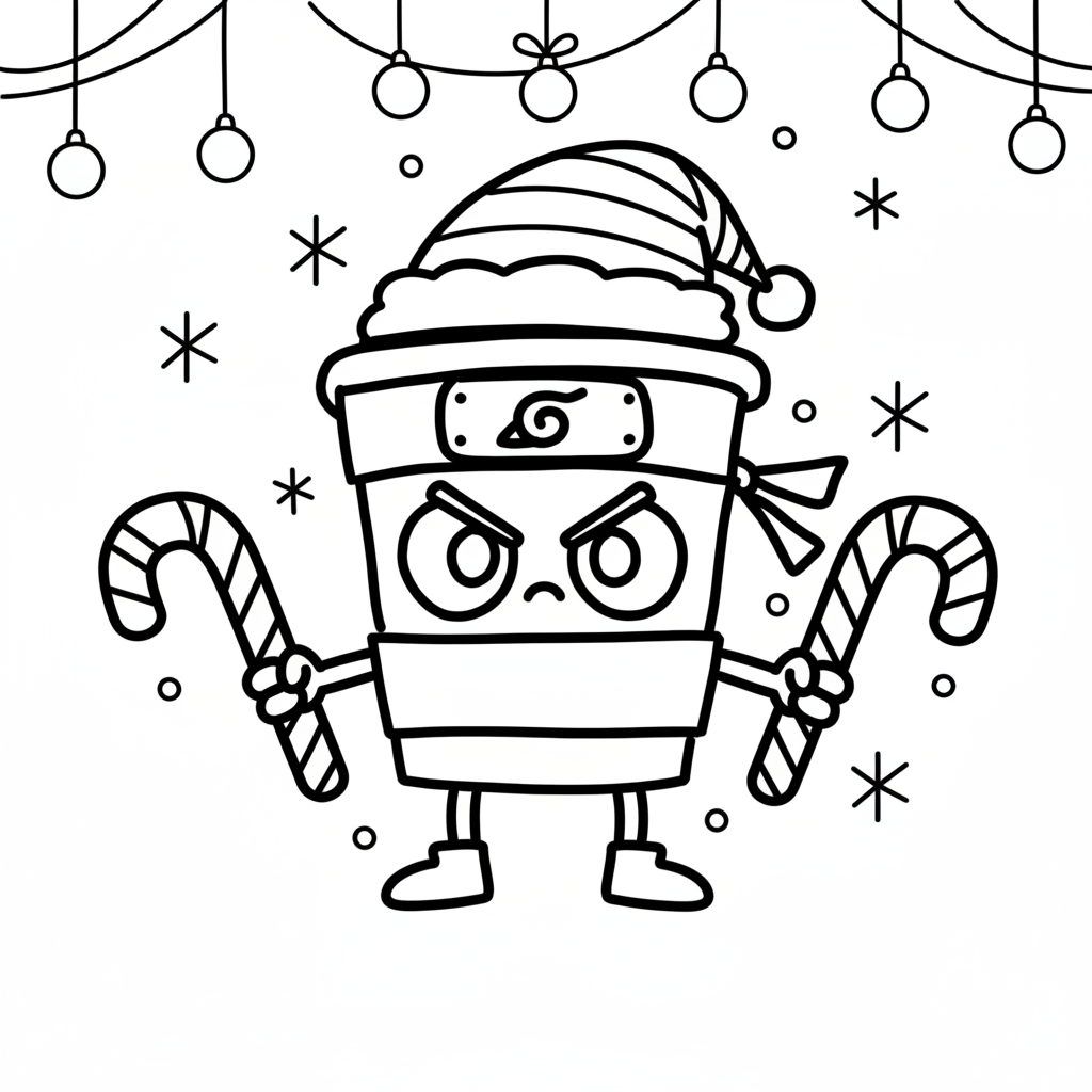 dibujos para colorear grinch Capuchino Asesino 1