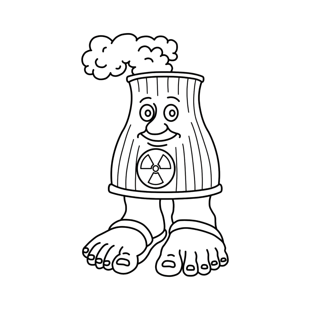 Centralucci Nuclearucci 2 páginas para colorear Centralucci Nuclearucci