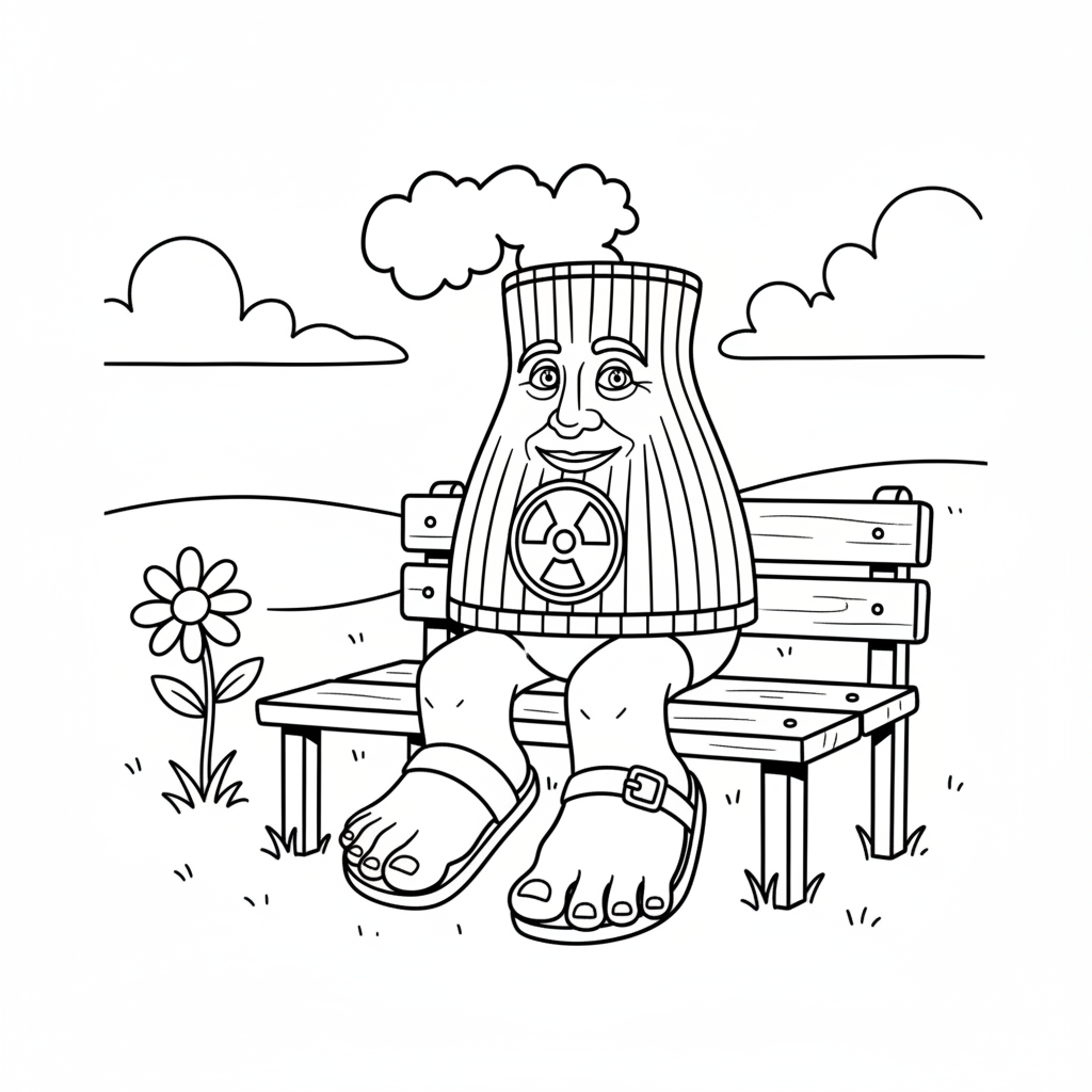 Centralucci Nuclearucci 13 lindas páginas para colorear Centralucci Nuclearucci